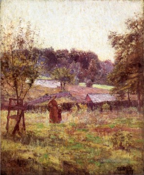 At Noon Day Impressionist Indiana Landschaften Theodore Clement Steele Ölgemälde